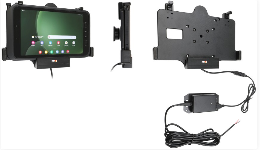 Brodit Halter Aktiv für SAMSUNG Galaxy Tab Active 5 SM-X300/SM-X306B, Festanschluss