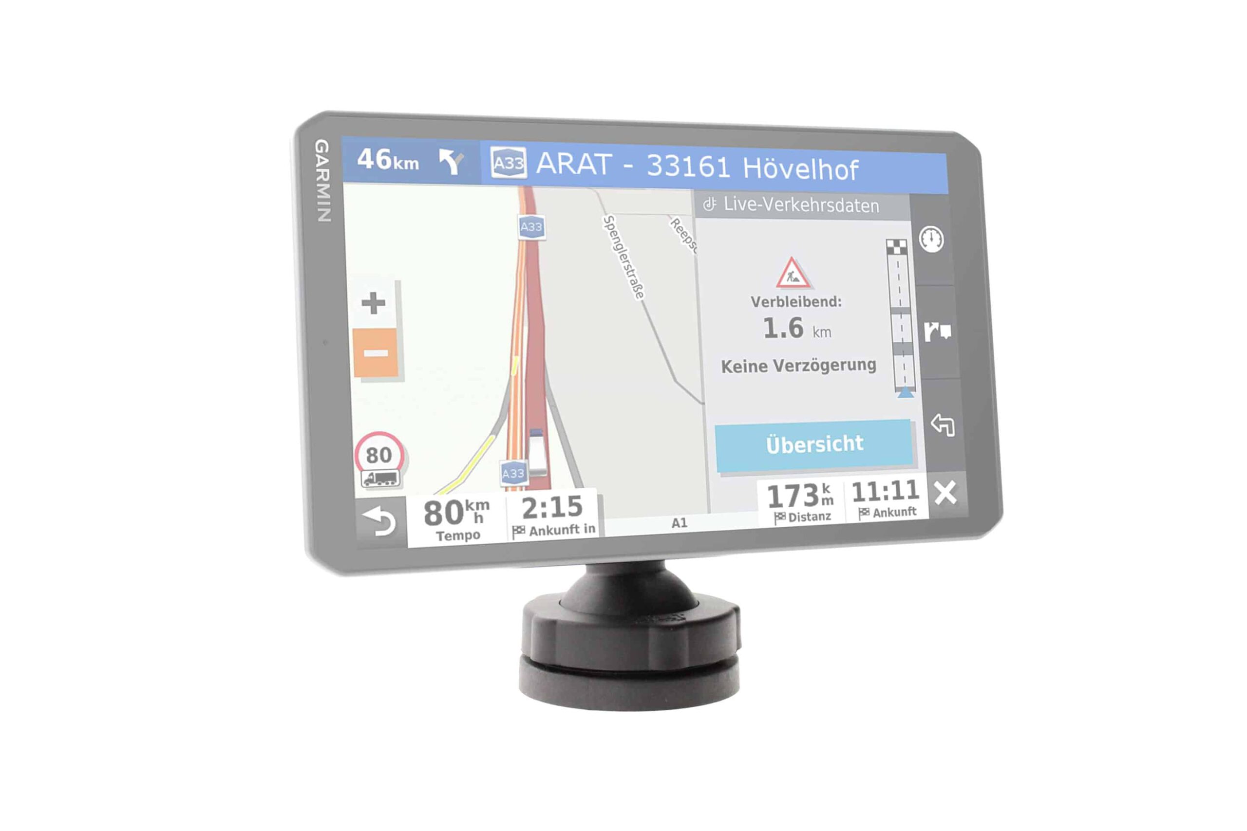 Bildschirm-Aufnahme für Garmin LGV700 / LGV710 / LGV720