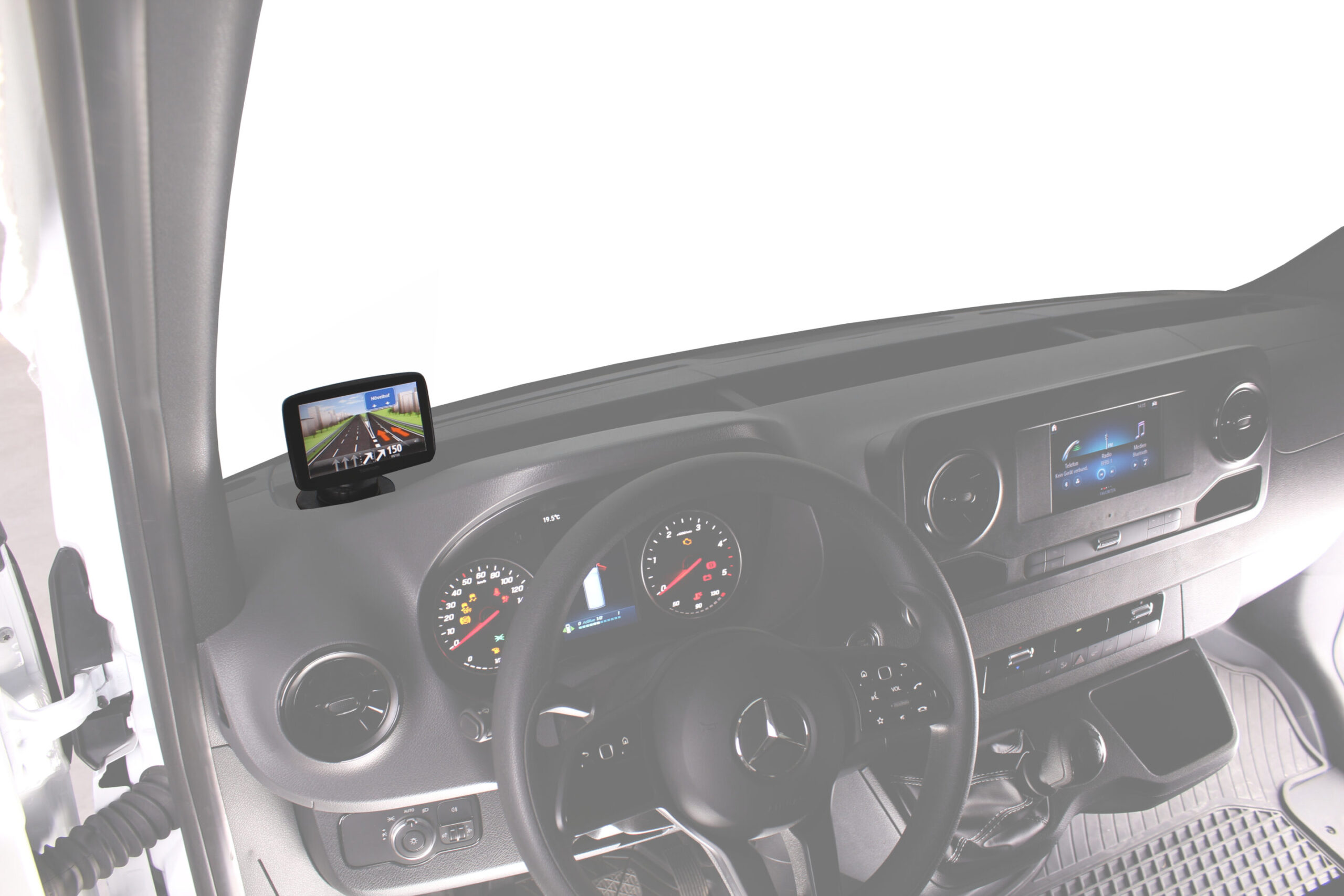 Display-Halterung für Mercedes Sprinter W907/ 910 ab Bj. 06/2018