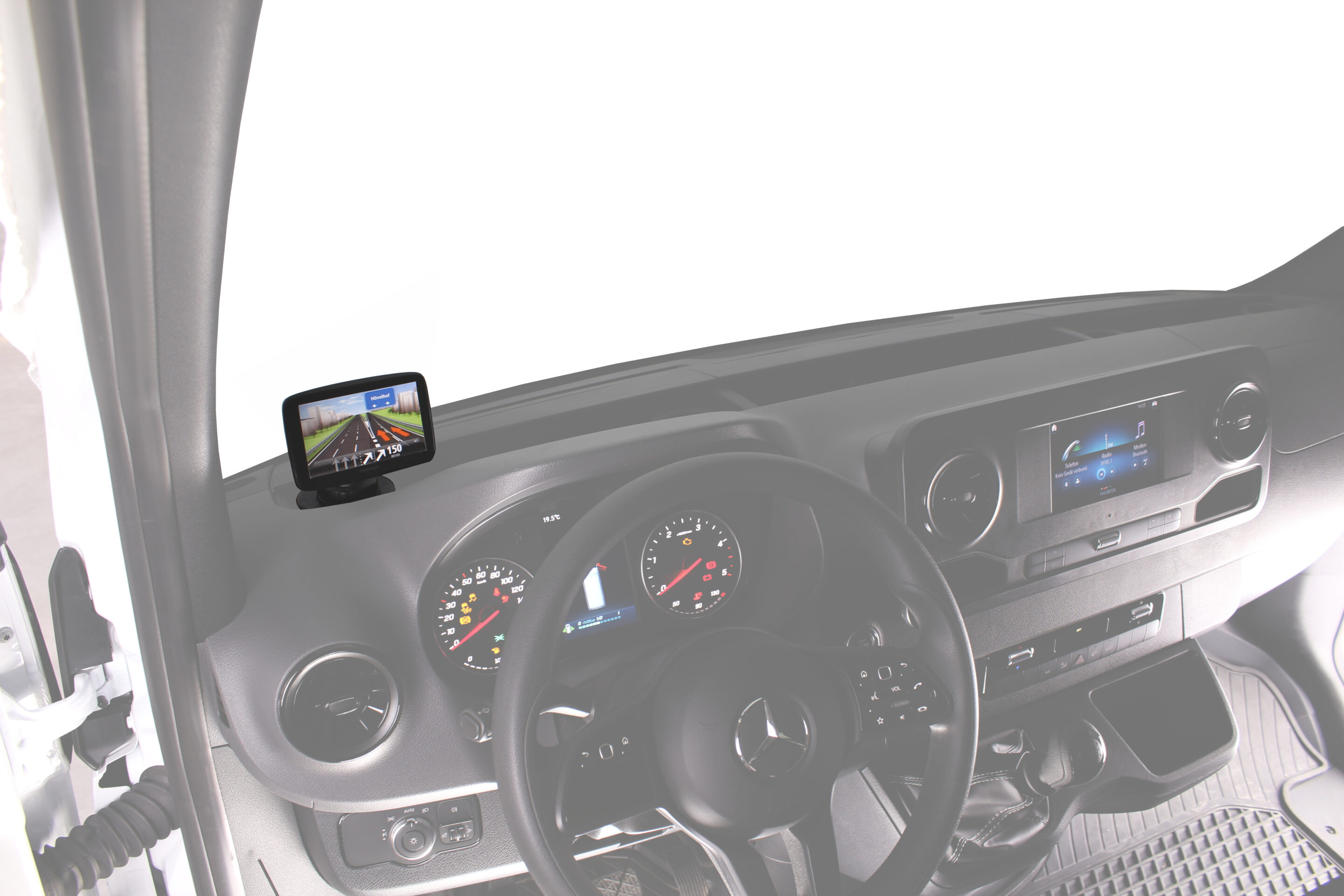 Display-Halterung für Mercedes Sprinter W907/ 910 ab Bj. 06/2018