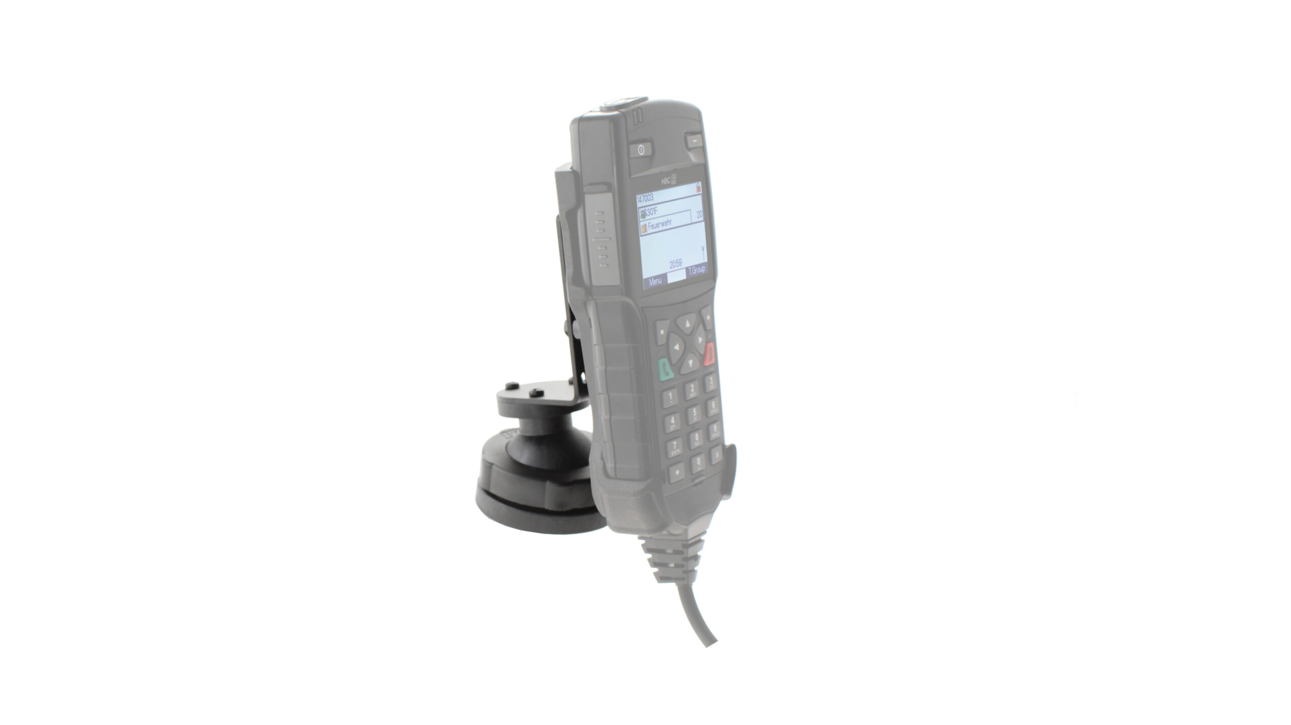 Handapparat-Aufnahme für Sepura HBC Bedienhandapparat, HELLA Gateway RTK7