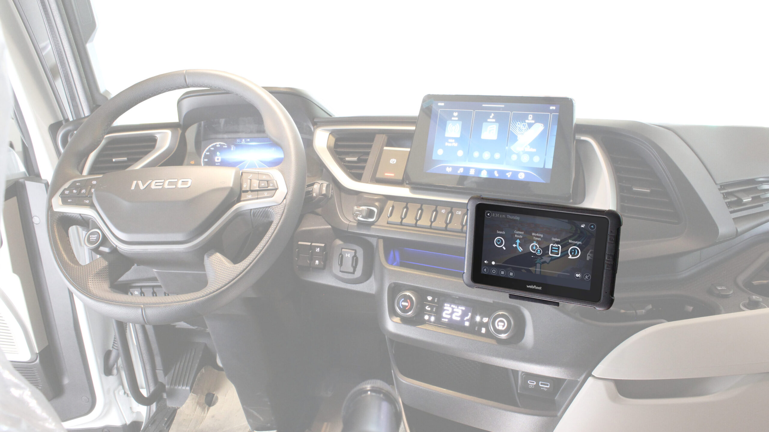 Display-Einbauset für Iveco S-Way ab Bj. 2024