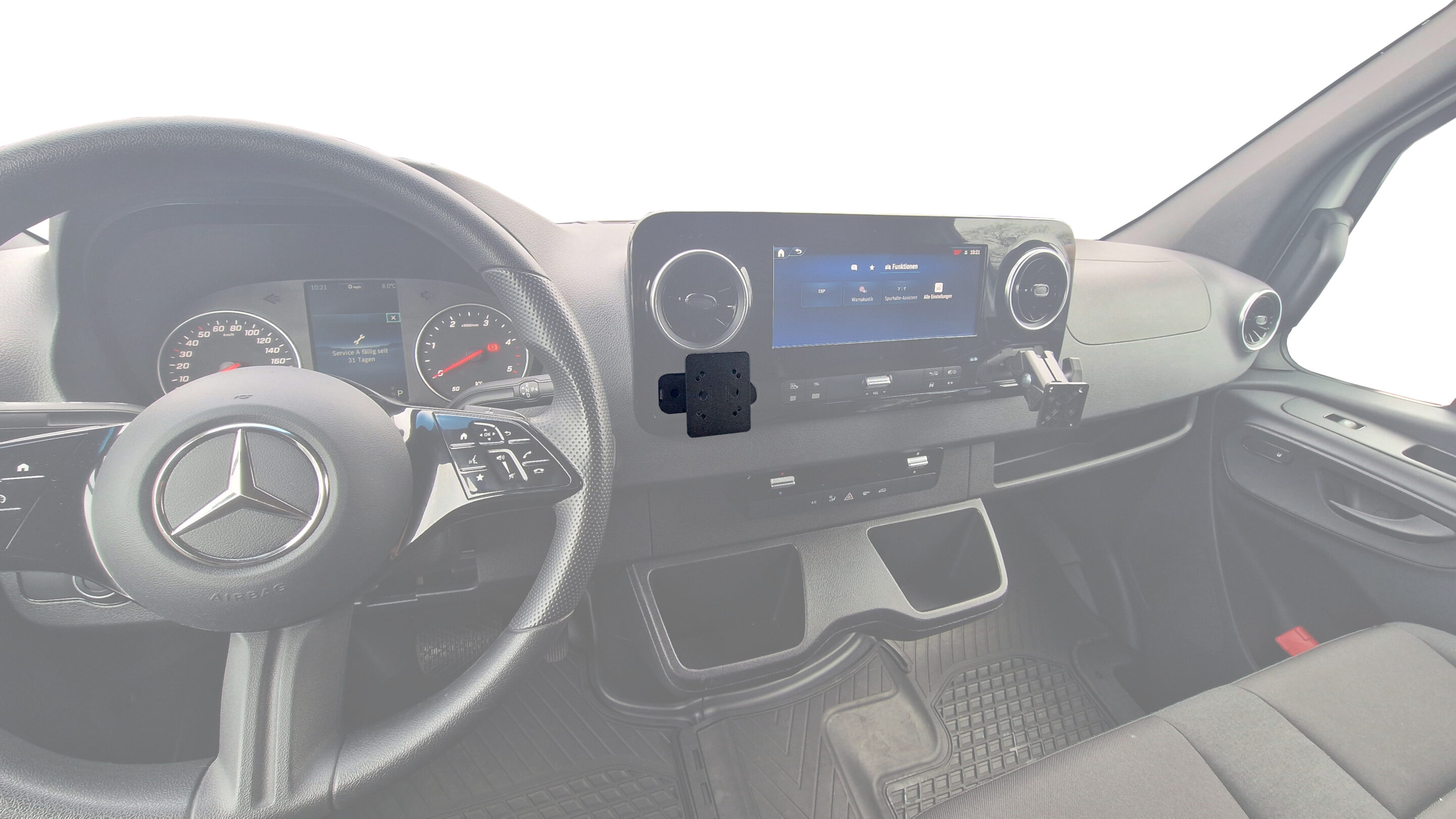 simpleMount für Mercedes Sprinter W907/ 910 ab Bj. 06/2018 (linke Ablagefach) – Bild 2