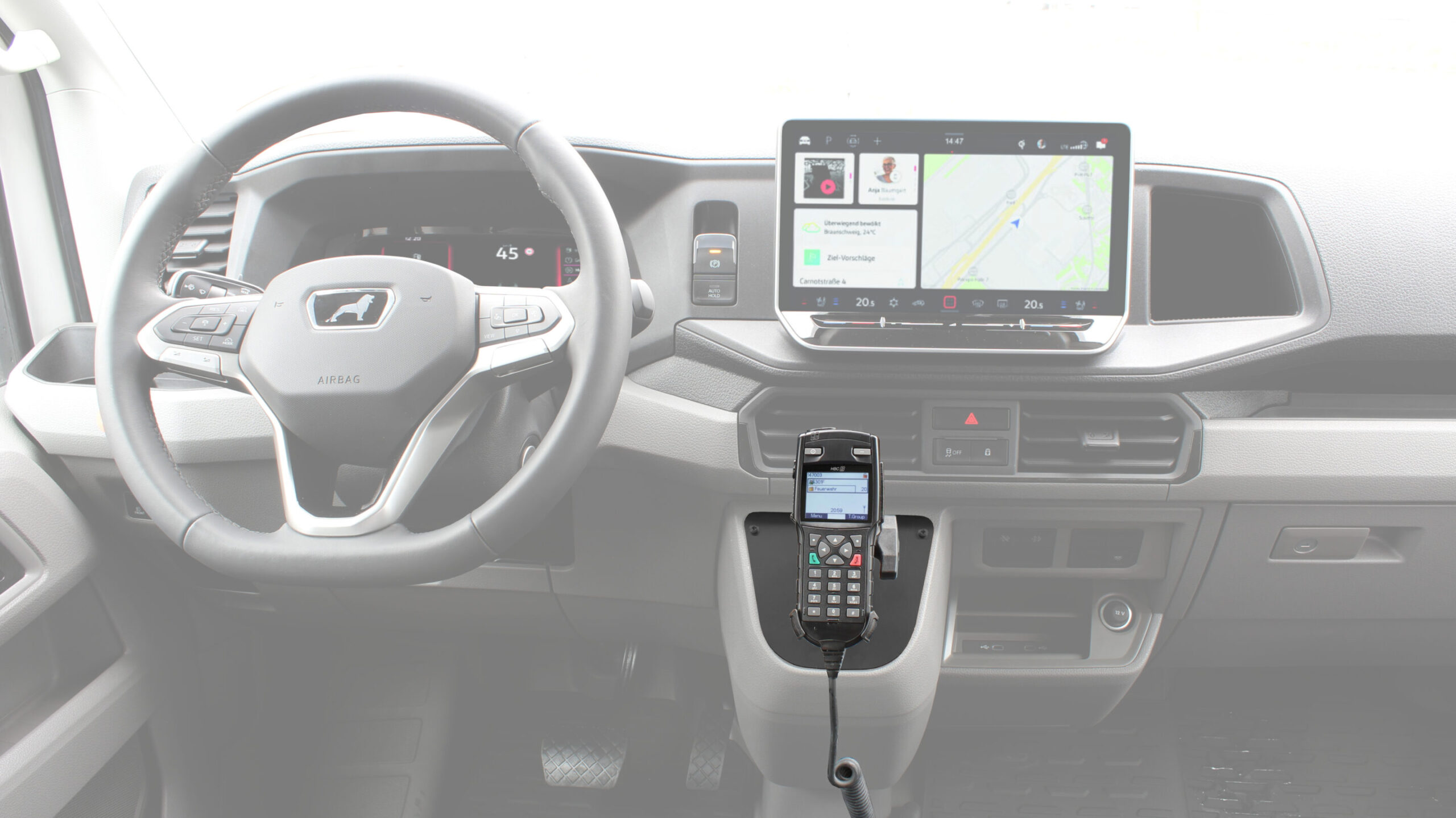 Display Einbauset für VW Cratfter Bj. 07/2024 (Automatik)