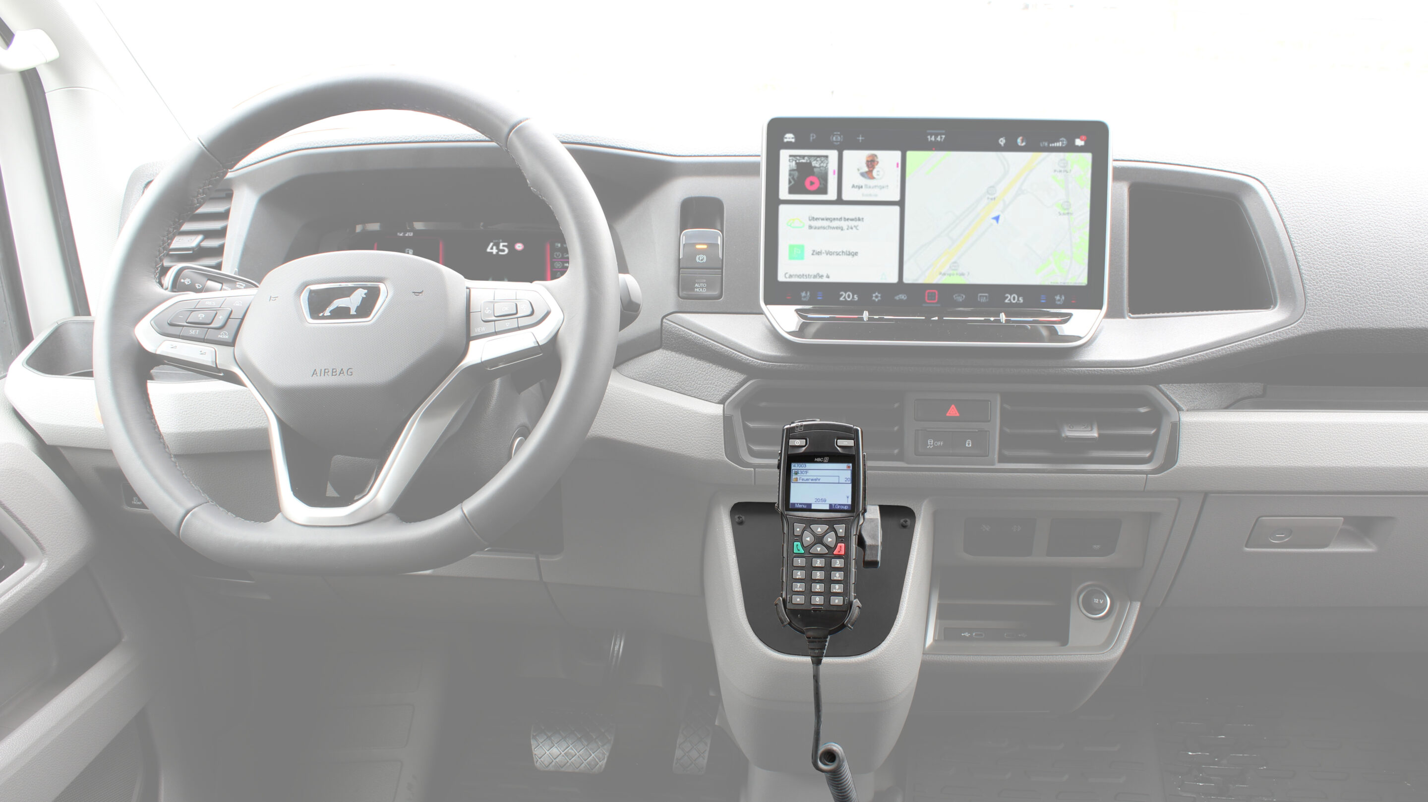 Display Einbauset für VW Cratfter Bj. 07/2024 (Automatik)