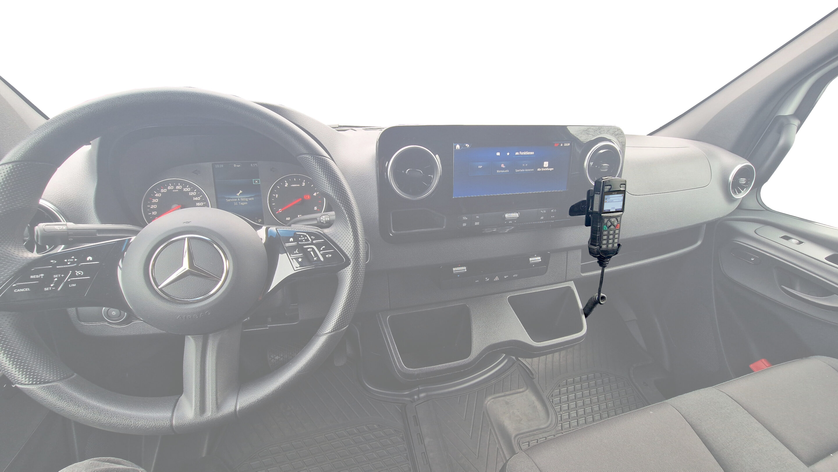 simpleMount für Mercedes Sprinter W907/ 910 ab Bj. 06/2018 (rechte Ablagefach)