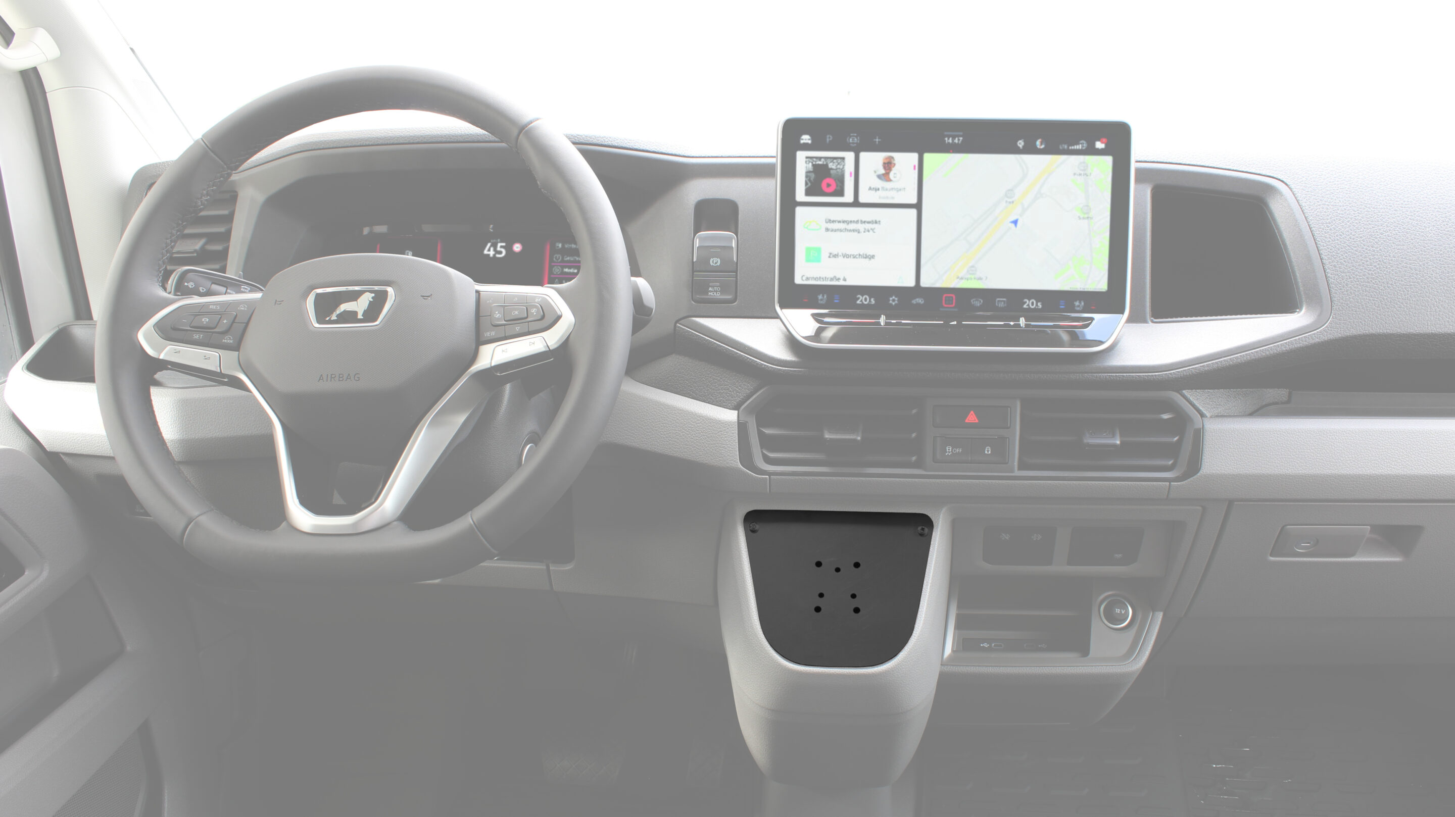 simpleMount für MAN TGE ab Bj. 07/2024 (Automatik)