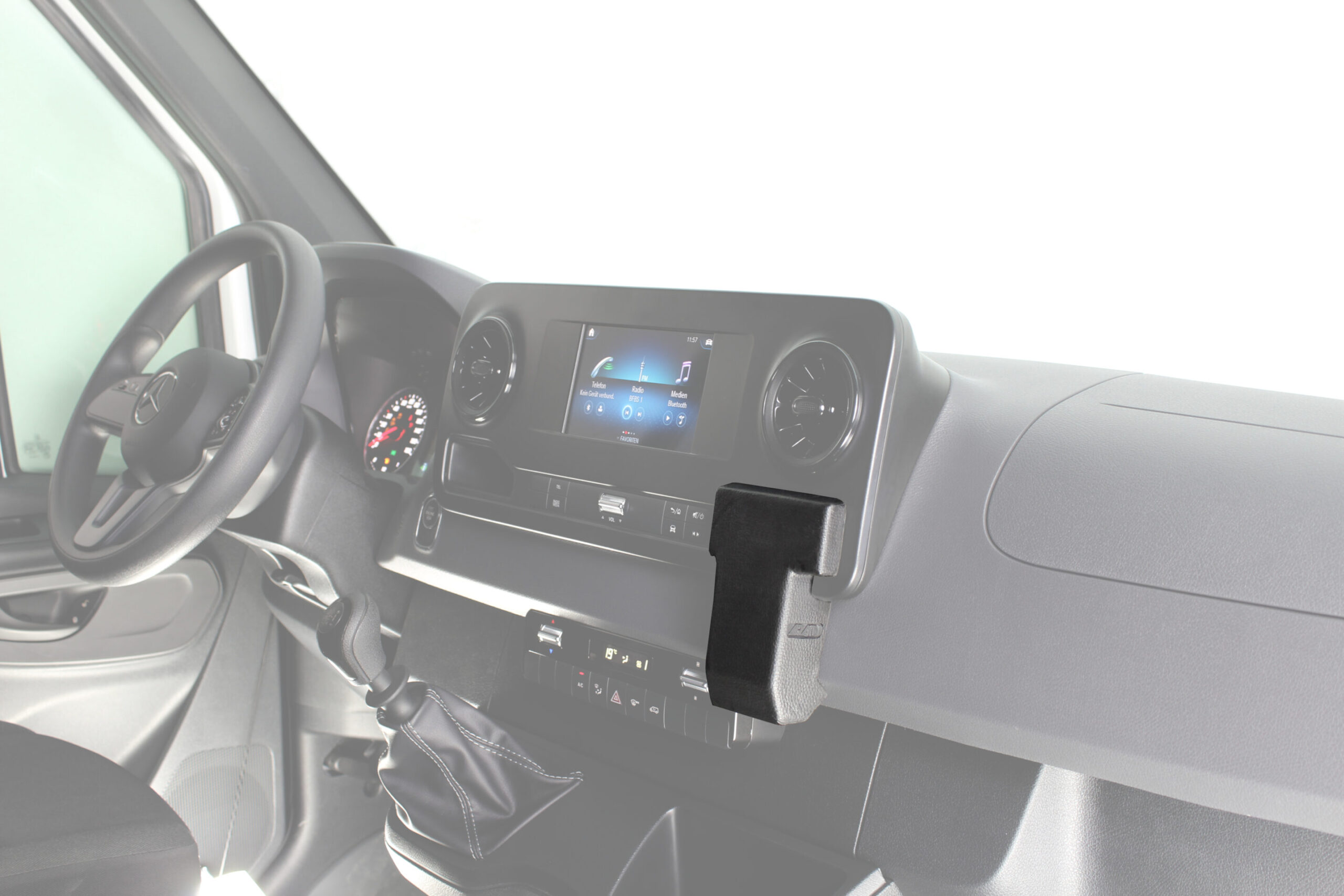 Funk/ Telefon-Halterung für Mercedes Sprinter W907/910 ab Bj. 06/2018